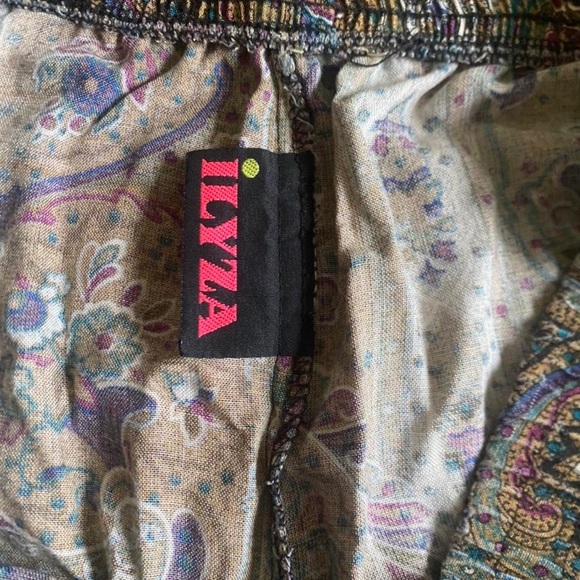 Paisley Print Boho Hippie Pants - Picture 5 of 5